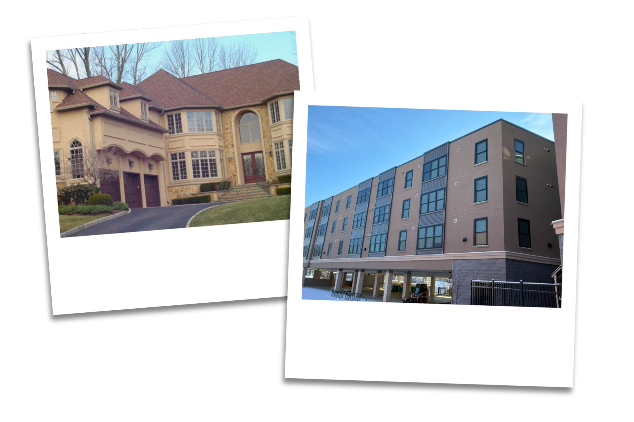 Residential and Commercial EIFS projects Early Residential and Recent Commercial EIFS projects